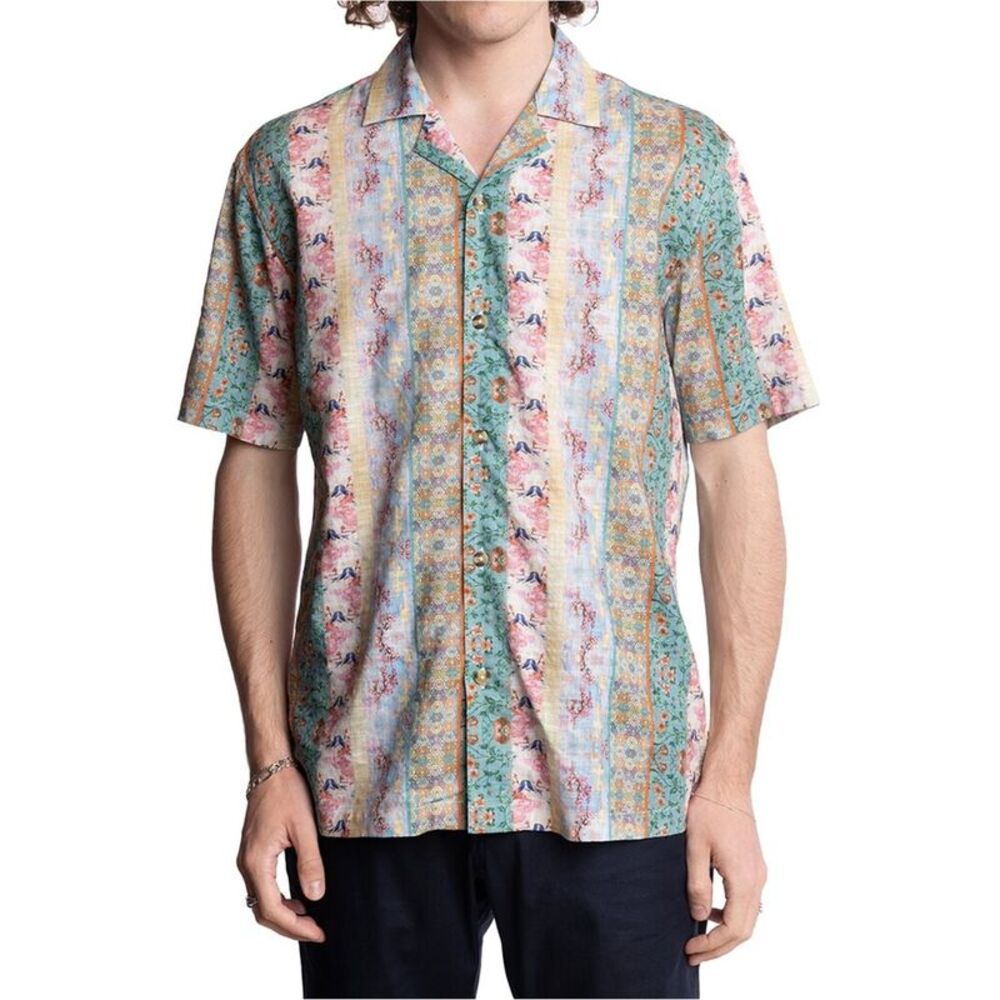 Paisley & Gray Mens Multi-Pattern Floral Button Up Shirt, NWT